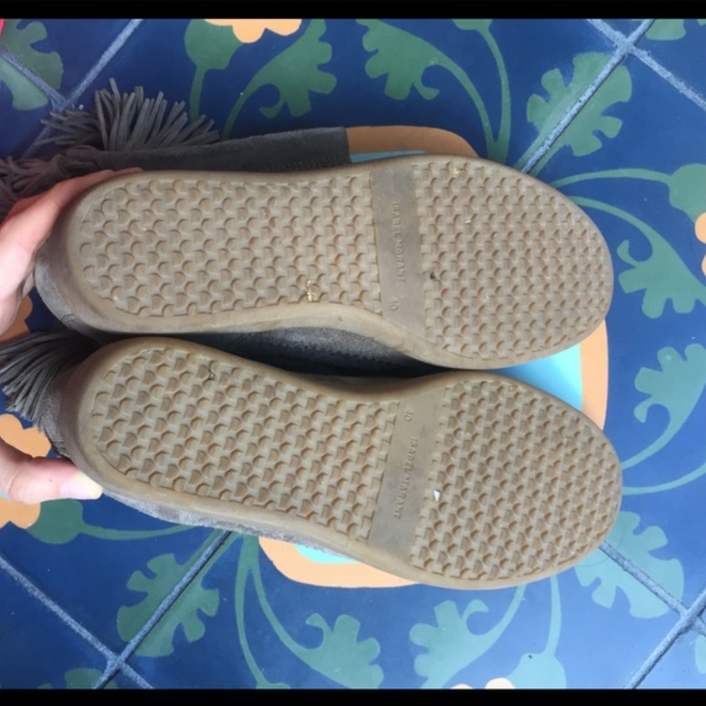 ISABEL MARANT BASLEY PERFORATED WEDGE HEEL - Picture 4 of 7